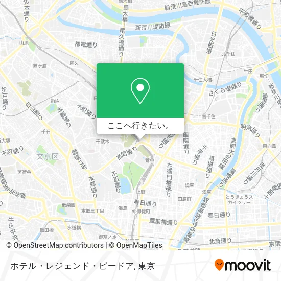 ホテル・レジェンド・ピードア地図