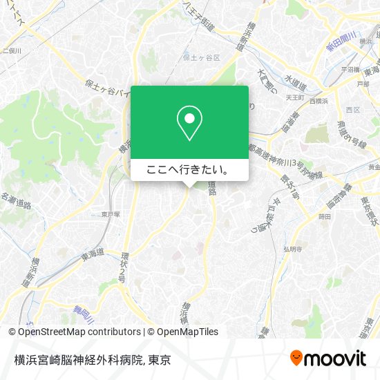 横浜宮崎脳神経外科病院地図