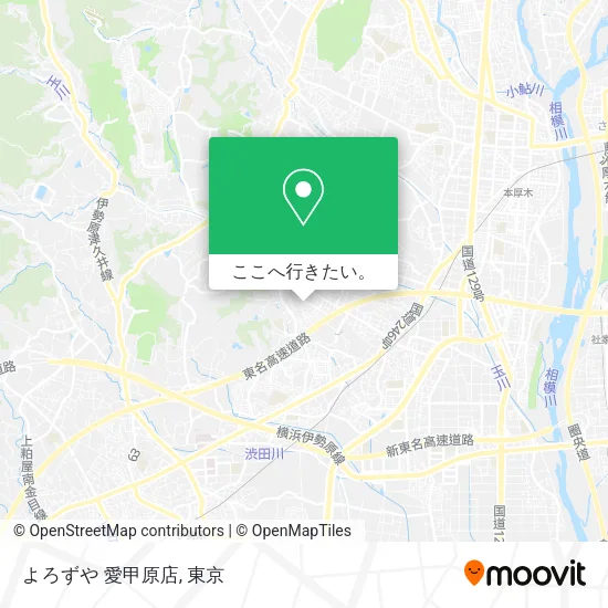 よろずや 愛甲原店地図