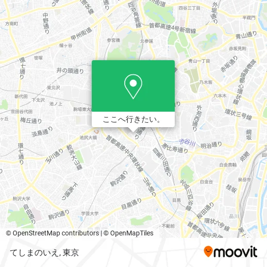 てしまのいえ地図