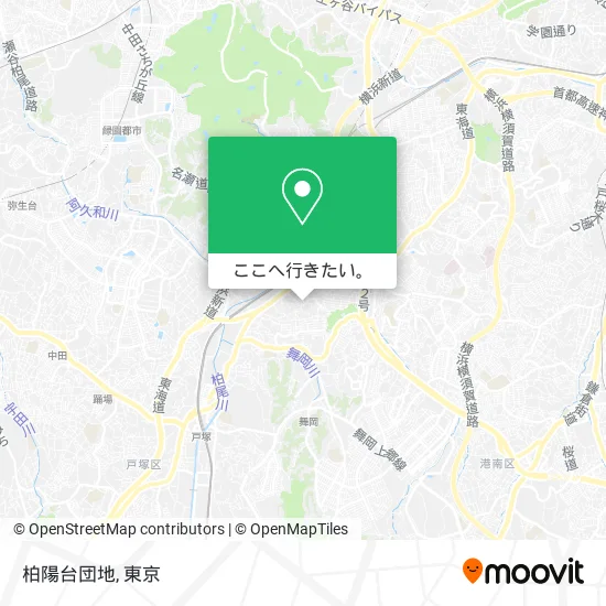 柏陽台団地地図