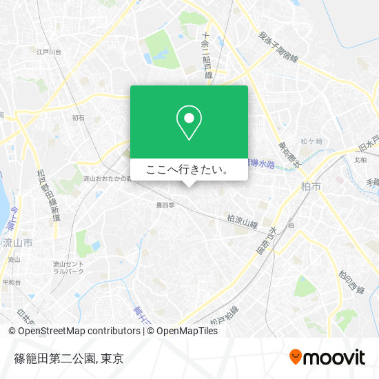 篠籠田第二公園地図