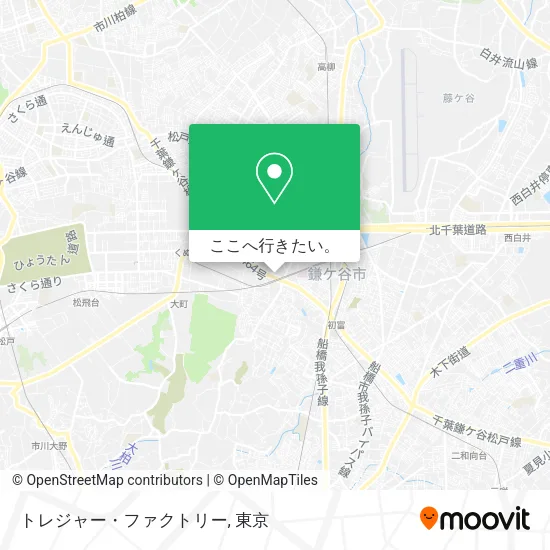 トレジャー・ファクトリー地図