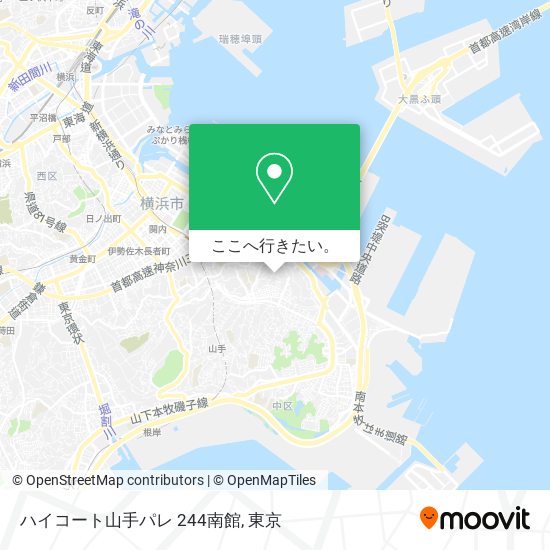 ハイコート山手パレ 244南館地図