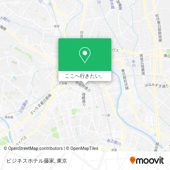 ビジネスホテル藤家地図
