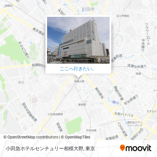 小田急ホテルセンチュリー相模大野地図