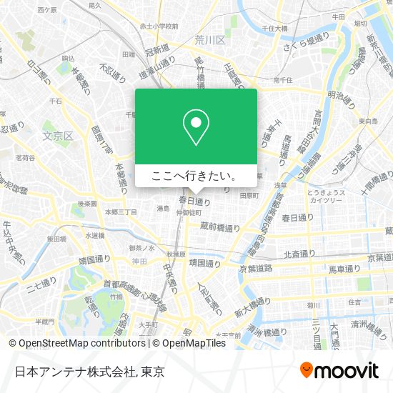 日本アンテナ株式会社地図