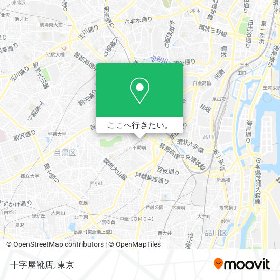 十字屋靴店地図