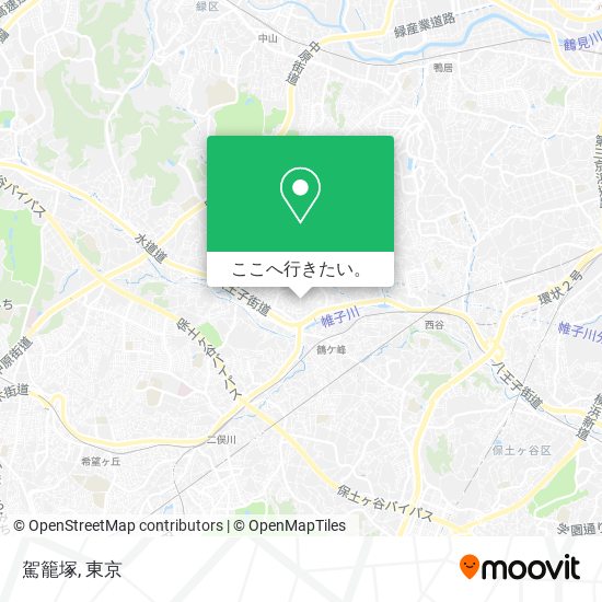 駕籠塚地図