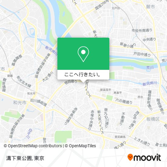 溝下東公園地図
