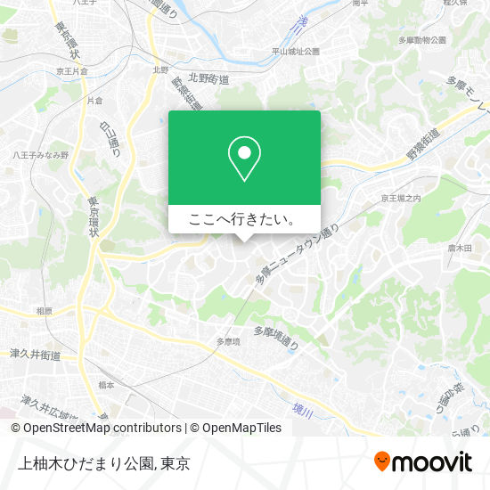 上柚木ひだまり公園地図