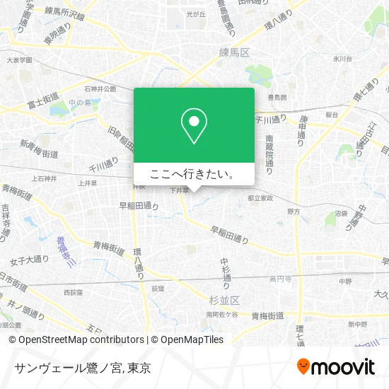 サンヴェール鷺ノ宮地図
