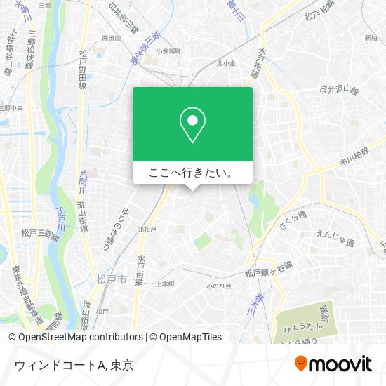 ウィンドコートA地図