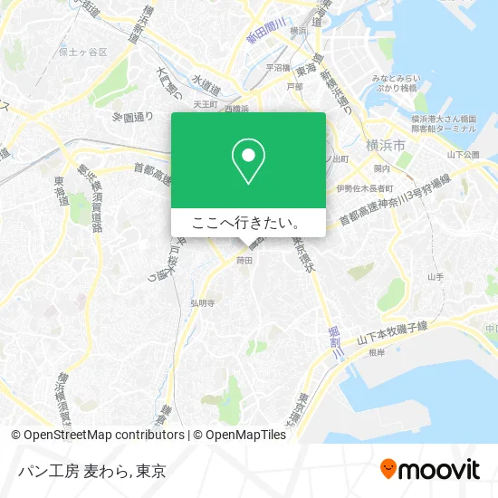パン工房 麦わら地図