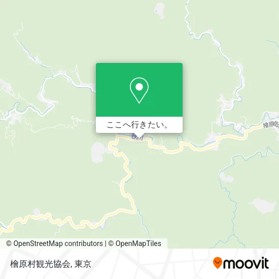檜原村観光協会地図