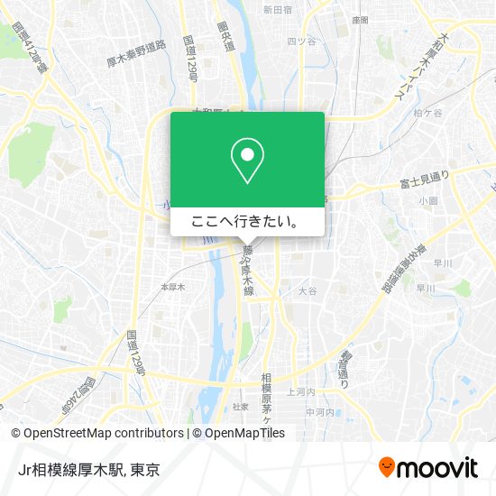 Jr相模線厚木駅地図