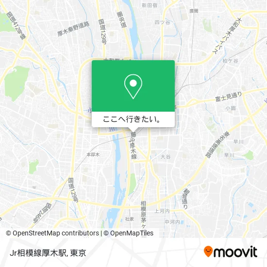 Jr相模線厚木駅地図
