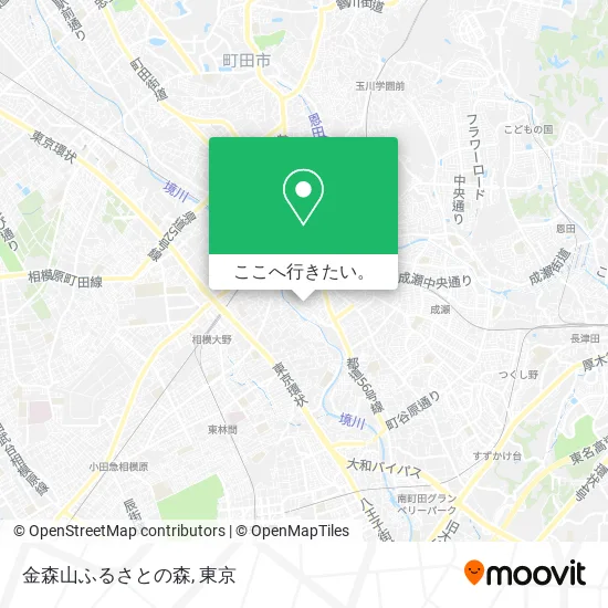 金森山ふるさとの森地図
