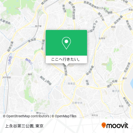 上永谷第三公園地図