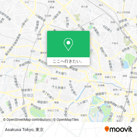 Asakusa Tokyo地図