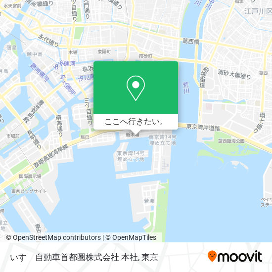 いすゞ自動車首都圏株式会社 本社地図