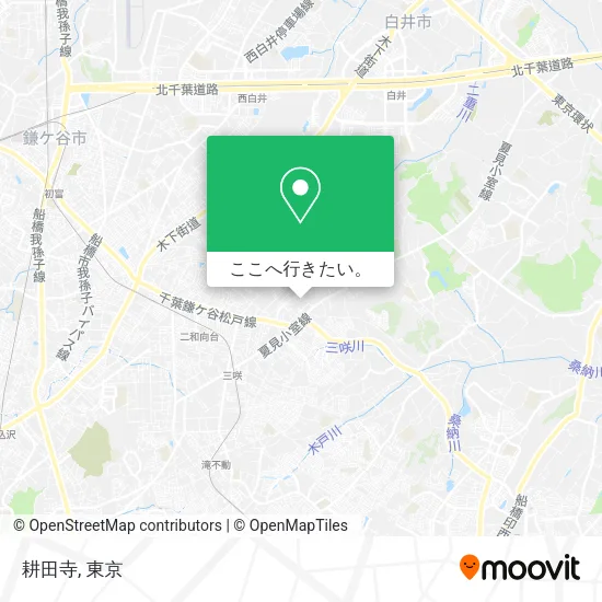 耕田寺地図