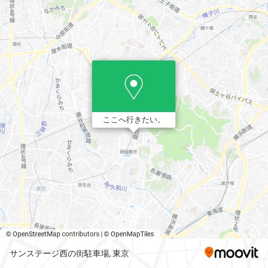 サンステージ西の街駐車場地図