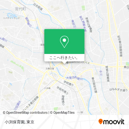 小渕保育園地図