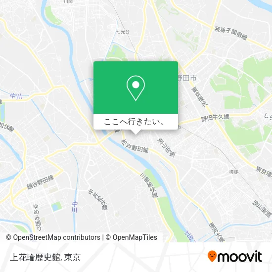 上花輪歴史館地図