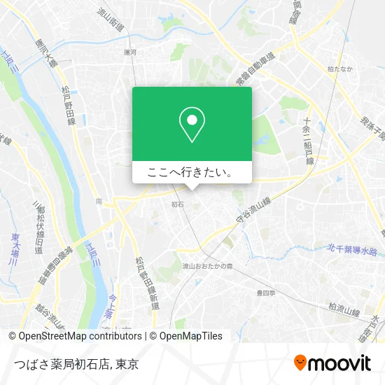 つばさ薬局初石店地図