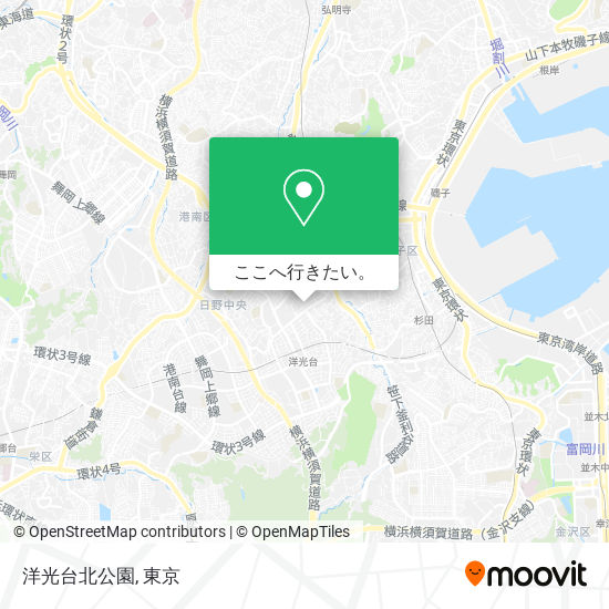 洋光台北公園地図