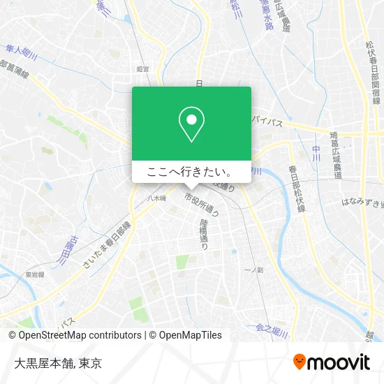 大黒屋本舗地図