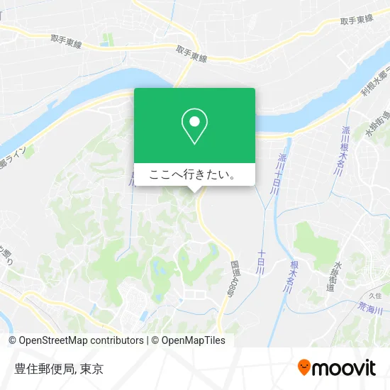 豊住郵便局地図