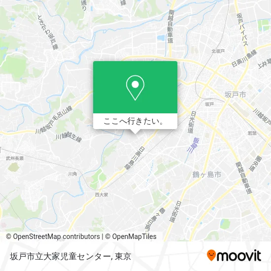 坂戸市立大家児童センター地図