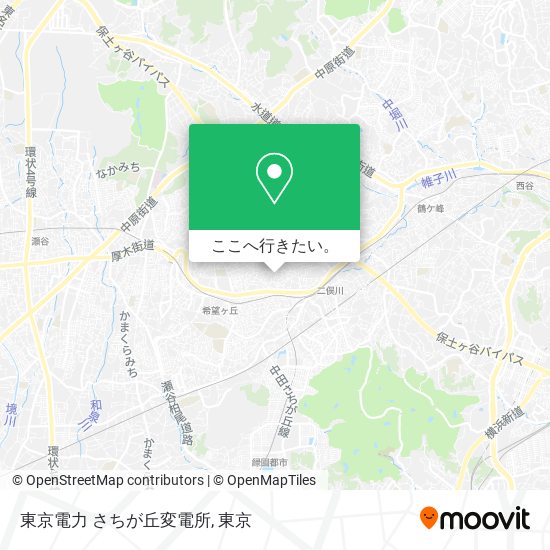 東京電力 さちが丘変電所地図