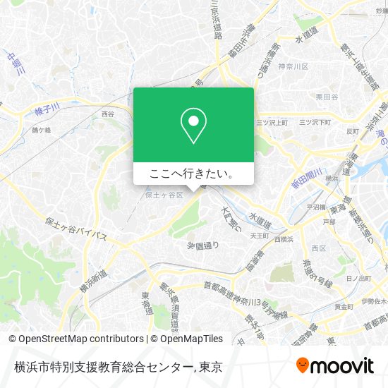 横浜市特別支援教育総合センター地図