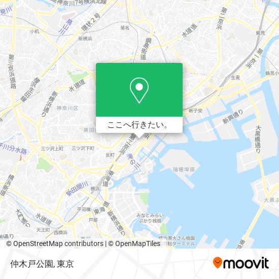 仲木戸公園地図