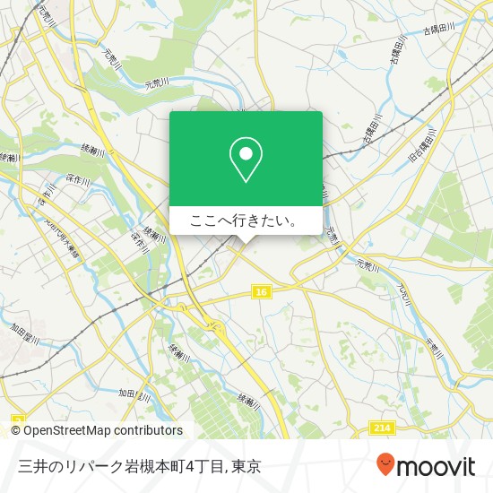 三井のリパーク岩槻本町4丁目地図