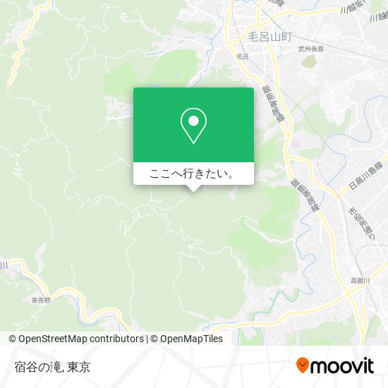 宿谷の滝地図