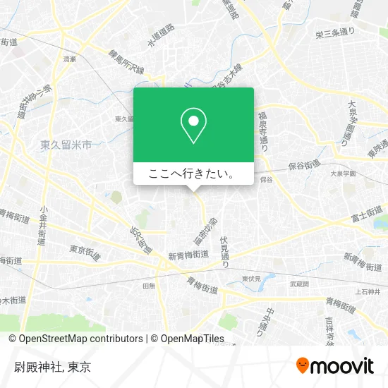 尉殿神社地図