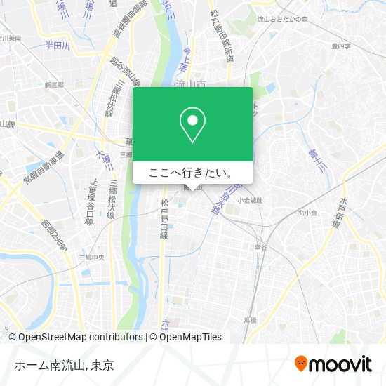 ホーム南流山地図