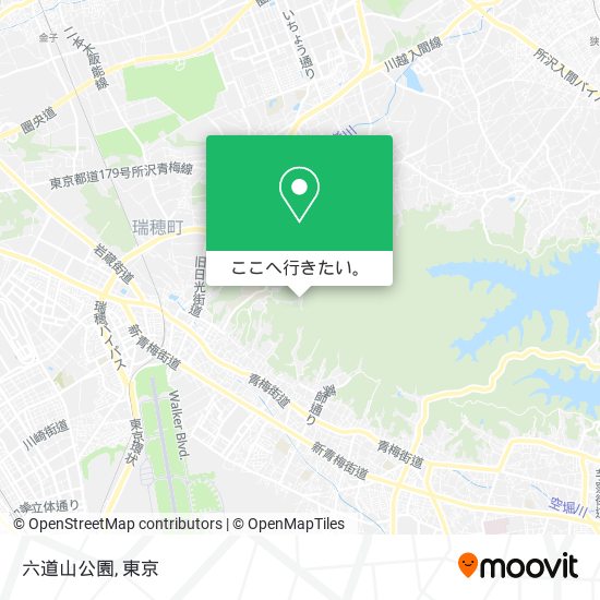 六道山公園地図