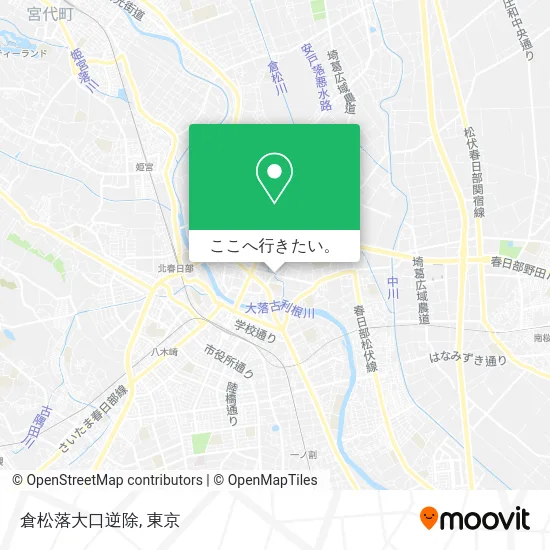 倉松落大口逆除地図