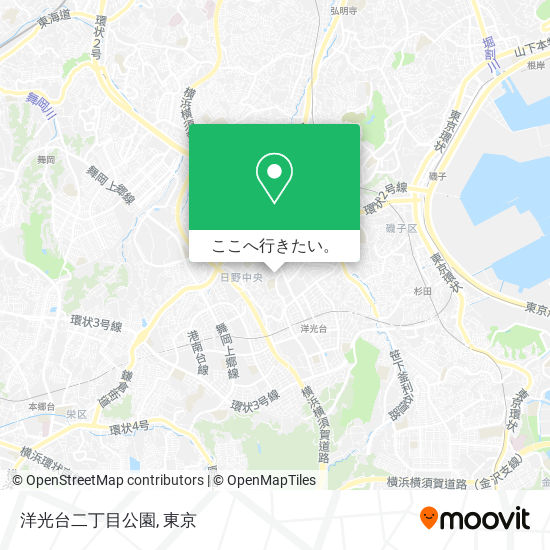 洋光台二丁目公園地図