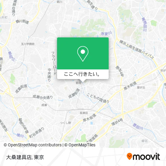 大桑建具店地図
