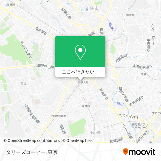 タリーズコーヒー地図