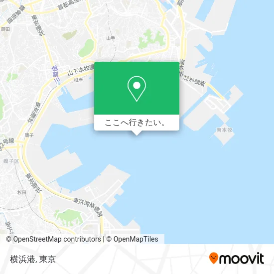 横浜港地図