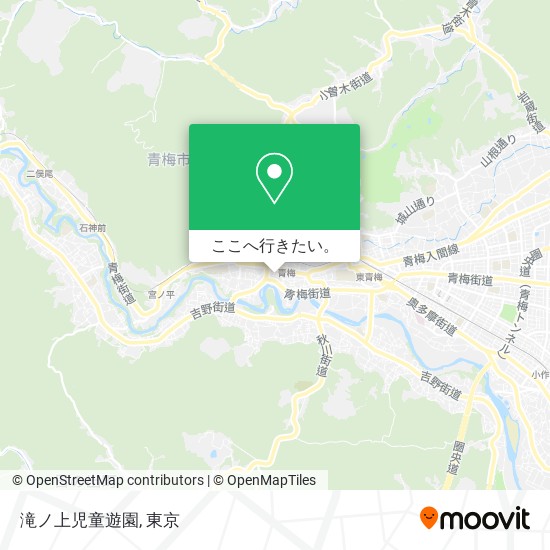 滝ノ上児童遊園地図