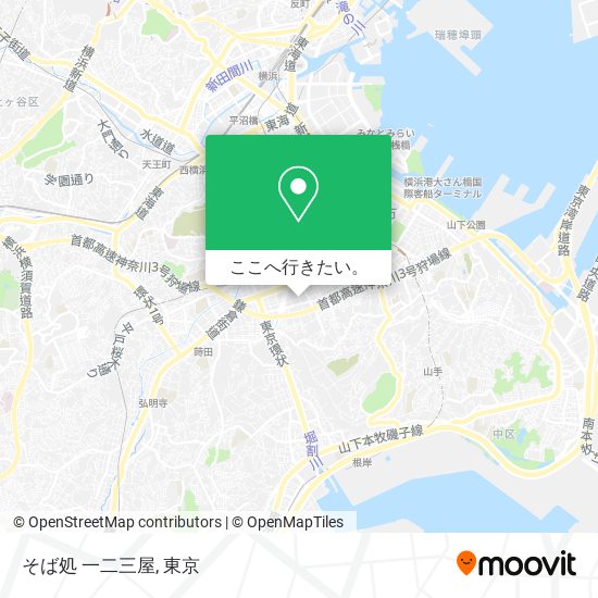 そば処 一二三屋地図