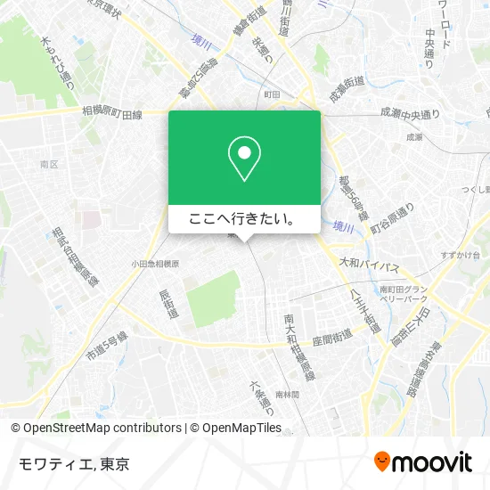 モワティエ地図